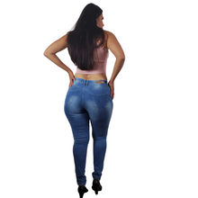 Load image into Gallery viewer, Mid Rise Skinny Jeans - Sparkly Girl