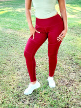 Load image into Gallery viewer, Red Leggings - Sparkly Girl