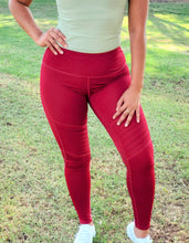 Load image into Gallery viewer, Red Leggings - Sparkly Girl