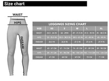 Load image into Gallery viewer, Blue Cloudy Leggings Anticellulite - Sparkly Girl