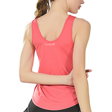 Load image into Gallery viewer, Hannah Sleeveless Criss Cross Blouse Pink - Sparkly Girl