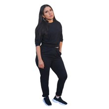 Load image into Gallery viewer, Bella Black jogger Soft - Sparkly Girl