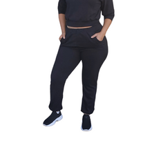 Load image into Gallery viewer, Bella Black jogger Soft - Sparkly Girl