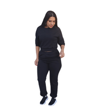 Load image into Gallery viewer, Bella Black jogger Soft - Sparkly Girl
