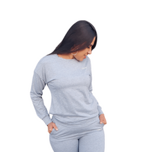 Load image into Gallery viewer, Daniella Gray Sweater - Sparkly Girl