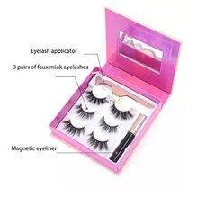 Load image into Gallery viewer, Sparkly Girl Magnetic Lashes Kit "35-44-48" - Sparkly Girl