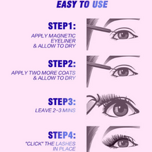 Load image into Gallery viewer, Sparkly Girl Magnetic Lashes Kit "35-44-48" - Sparkly Girl