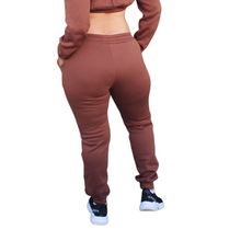 Load image into Gallery viewer, Aly Sweatpants- Brown - Sparkly Girl