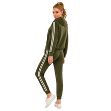 Load image into Gallery viewer, Laura Olive Striped Sweater - Sparkly Girl