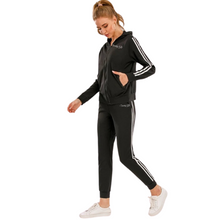 Load image into Gallery viewer, Laura Black Striped Sweater - Sparkly Girl