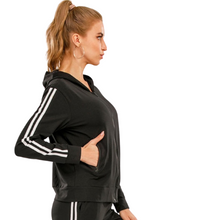 Load image into Gallery viewer, Laura Black Striped Sweater - Sparkly Girl