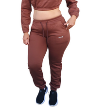 Load image into Gallery viewer, Aly Sweatpants- Brown - Sparkly Girl