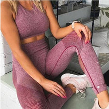 Load image into Gallery viewer, Seamless Active Crop Top - Sparkly Girl