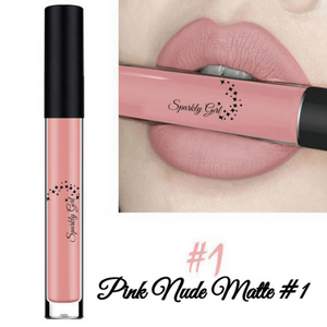 Pink Nude Matte Liquid Lipstick Waterproof - Sparkly Girl