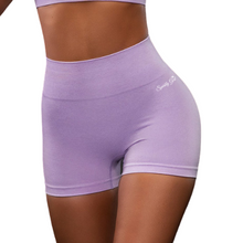 Load image into Gallery viewer, Purple Seamless Biker Short - Sparkly Girl
