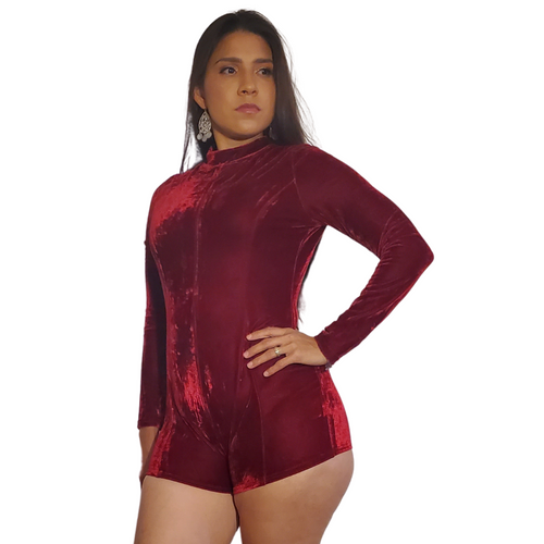 Roxy  Romper [Red vino] - Sparkly Girl