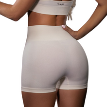 Load image into Gallery viewer, Cream Seamless Biker Short - Sparkly Girl

